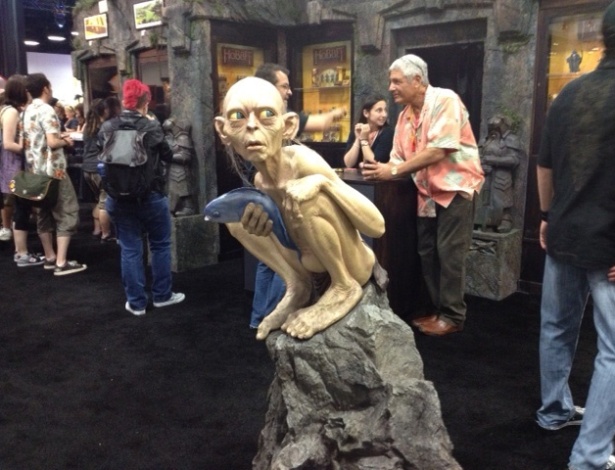 Gollum no estande de "O Hobbit" na Comic-con 2012 - Estefani Medeiros/UOL
