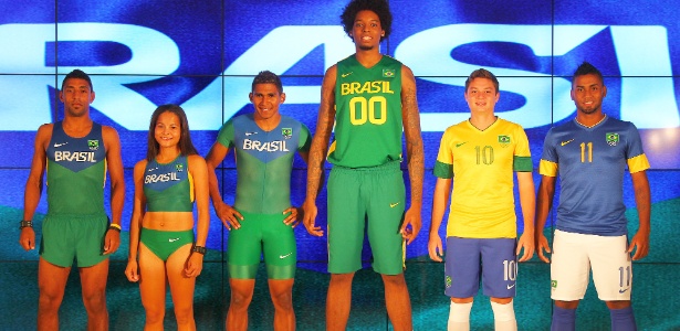 Novo uniforme olímpico do Brasil foi apresentado nesta quinta-feira
