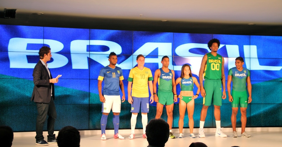 Novo uniforme olímpico do Brasil foi apresentado nesta quinta-feira