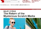 Miley Cyrus volta a aparecer em público com o pulso marcado por arranhões - Reprodução / TMZ