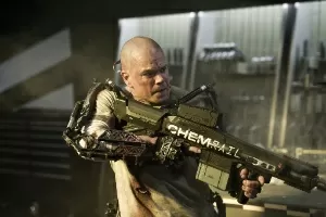 Matt Damon em cena de "Elysium" - Divulgação