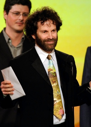 Charlie Kaufman recebe prêmio por "Sinédoque, Nova York" (21/2/2009)