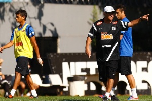 Muricy e Felipe Anderson - Ricardo Saibun/Santos FC - Ricardo Saibun/Santos FC