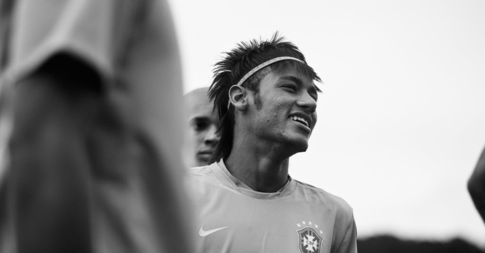 Neymar treina com a seleção olímpica de futebol do Brasil