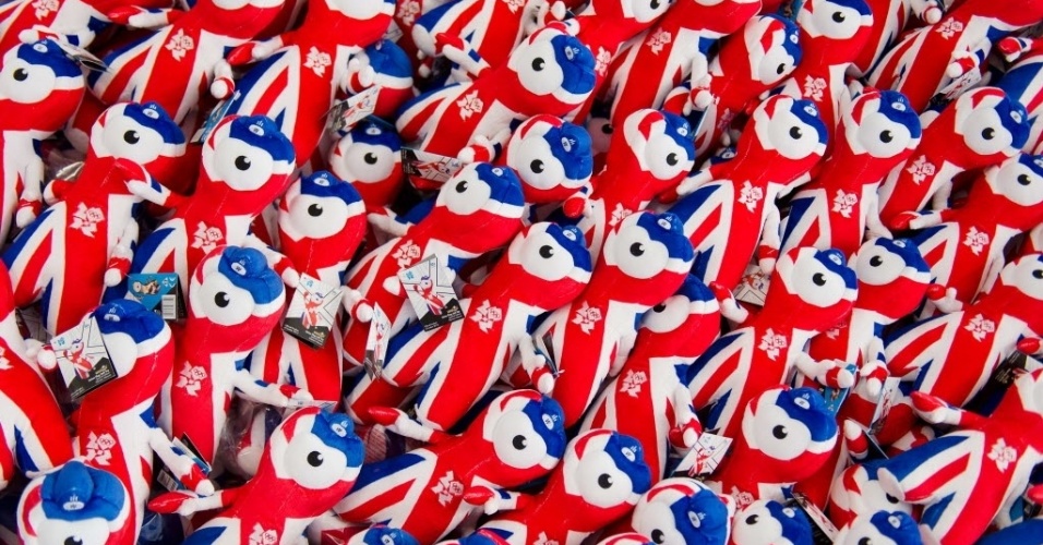 Mascotes das Olimpíadas serão vendidos nas lojas oficiais de Londres