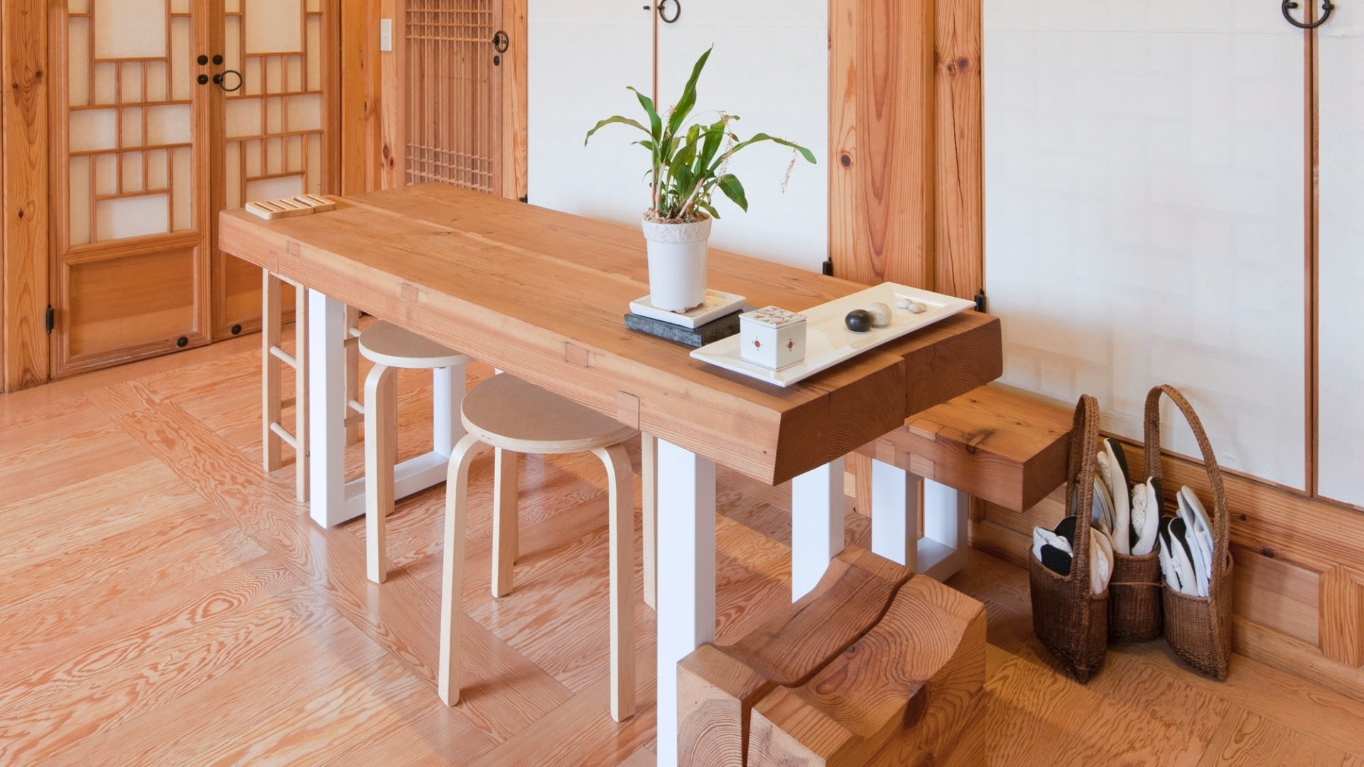 Casa em estilo hanok, tradicional sul-coreano do século 14, em Seul (Imagem do NYT, usar apenas no respectivo material) - Marcel Lam/The New York Times