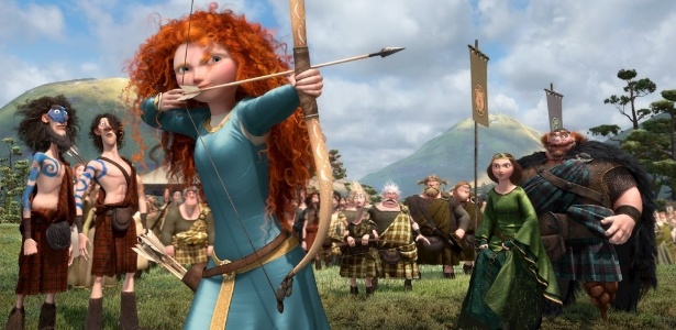 A princesa Mérida, protagonista da animação "Valente", da Disney-Pixar - Divulgação