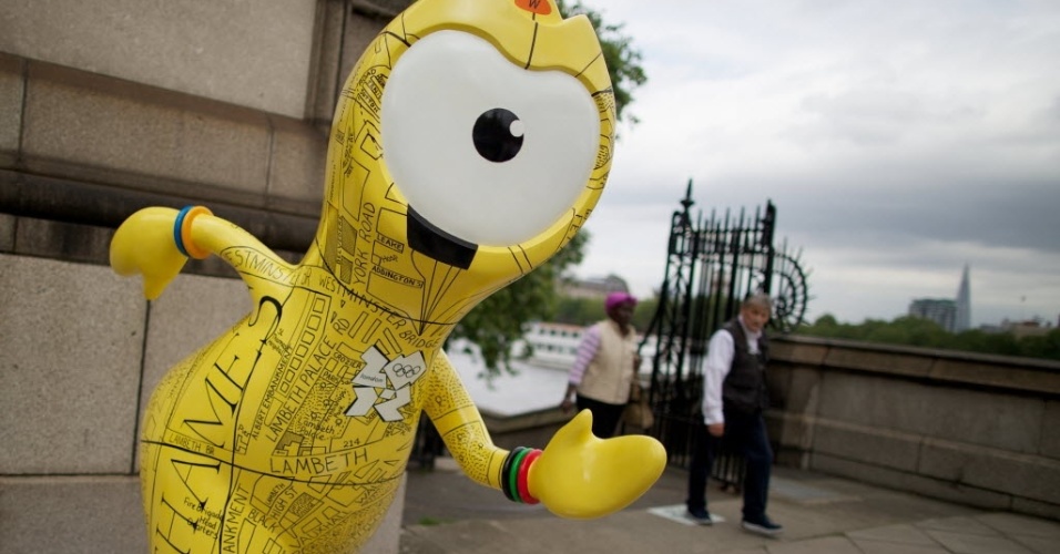 O mascote oficial dos Jogos Olímpicos de Londres-2012 foi revelado nesta terça-feira