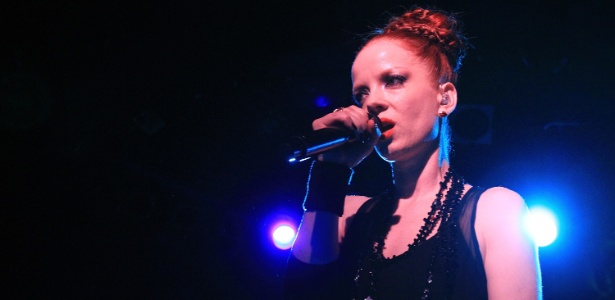 Shirley Manson, vocalista do Garbage, durante show em West Hollywood (30/5/12) - Alexandra Wyman/Getty Images for NYLON Magazine