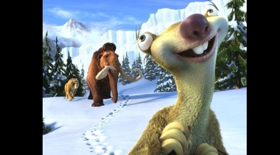 A animação "A Era do Gelo" (2000) trouxe às telas a improvável amizade entre Sid, uma preguiça, Manny, um mamute e Diego, um tigre - Reprodução/IMDB