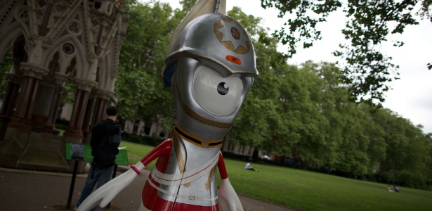 Mascotes da Olimpíada e da Paraolimpíada de Londres foram espalhadas pela cidade