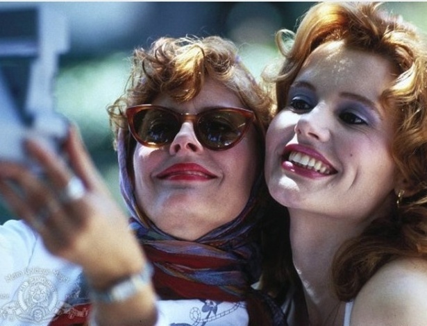 Thelma (Geena Davis) e Louise (Susan Sarandon),em cena do célebre filme - Reprodução/IMDB