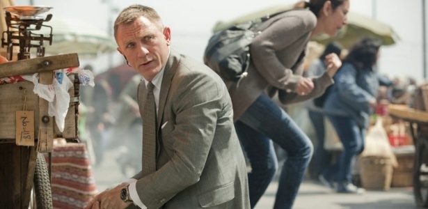 Daniel Craig em ação no filme "007 - Operação Skyfall" - Divulgação