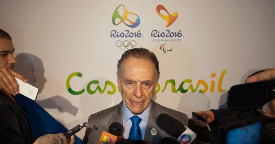 Carlos Arthur Nuzman, presidente do Comitê Olímpico Brasileiro, na abertura da 