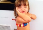 Rafaella Justus faz pose em foto publicada por Ticiane Pinheiro em comemoração aos 3 anos da menina - Reprodução/Instagram