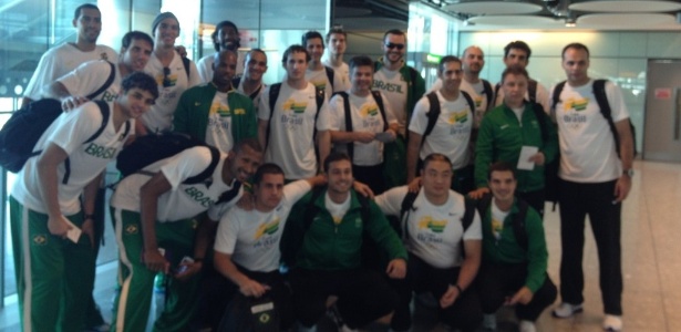 Seleção masculina do Brasil desembarca em Londres como uma das forças na briga pelo pódio