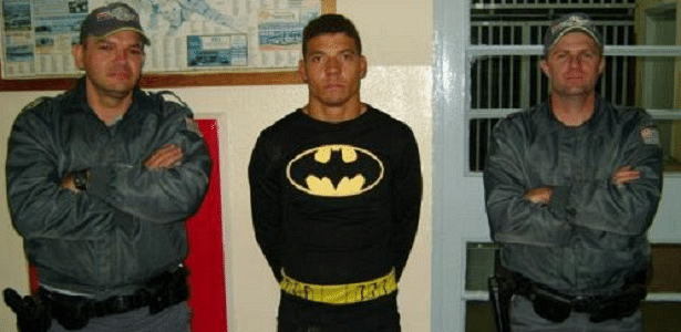 "Batman" era considerado foragido por dívidas de pensão alimentícia; segundo a polícia, ele agia sozinho - Divulgação/Polícia Militar