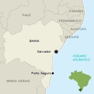 Porto Seguro está a 713 km de Salvador - Arte/UOL
