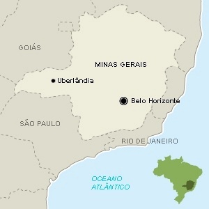Uberlândia está a 537 km de Belo Horizonte - Arte/UOL