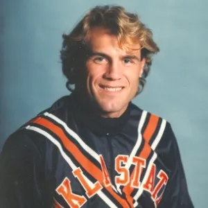 Randy Couture ainda como atleta da luta olímpica, o wrestling - Arquivo Pessoal