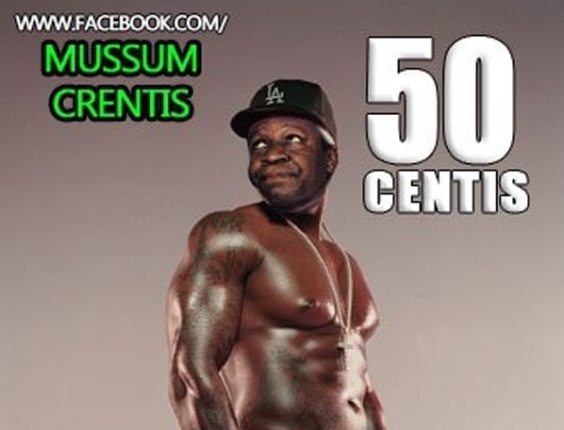 Mussum versão 50 Centis, o rei do rapis - Reprodução