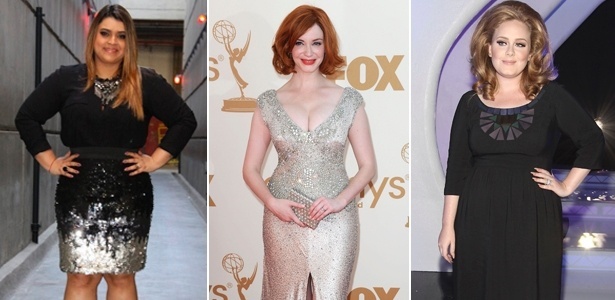 Preta Gil, Christina Hendricks e Adele são mulheres que sabem valorizar suas curvas - Agnews e Getty Images