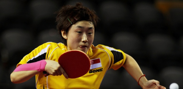 Feng Tianwei conquistou a medalha de bronze no tênis de mesa e acabou com o jejum de Cingapura