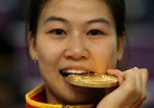 Favorita, chinesa do tiro esportivo fatura 1º ouro de Londres-12 e vai às lágrimas