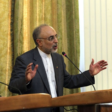 O diretor da agência de energia nuclear do Irã Ali Akbar Salehi - Atta/AFP Photo