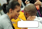 Dê o que falar: O que Michelle Obama disse ao pé do ouvido de Kobe Bryant?