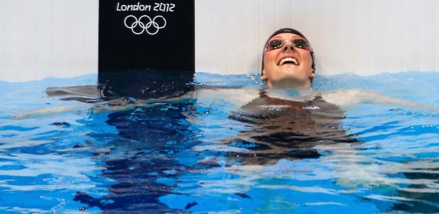 Ouro conquistado nos 200 m costas foi o terceiro da norte-americana Missy Franklin em Londres