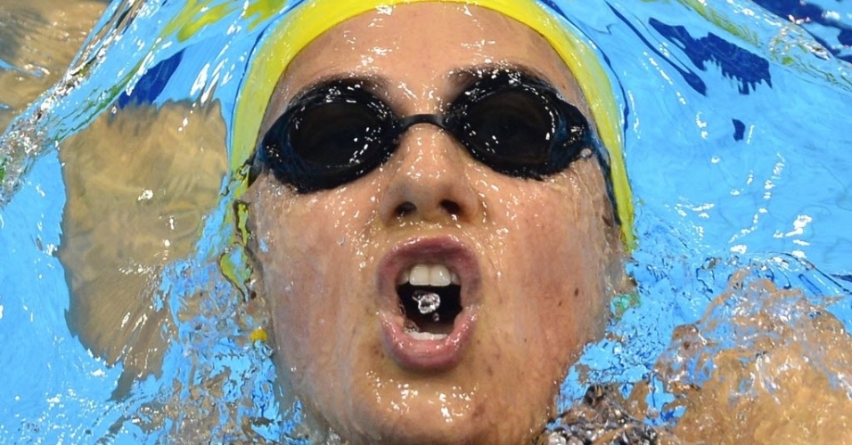 Australiana Stephanie Rice compete nas eliminatórias dos 200 m medley nesta segunda-feira (30)