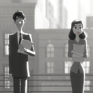 Cena do curta-metragem "Paperman", que concorre ao Oscar de Melhor Curta de Animação deste ano - Divulgação