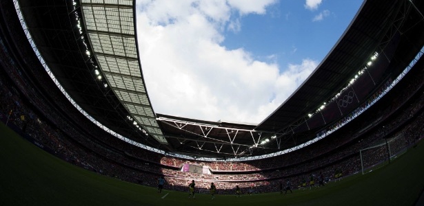 Visão geral do estádio de Wembley durante a partida entre Senegal e Uruguai 