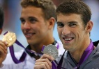 Com prata nos 200 m borboleta, Phelps iguala recorde de medalhas na história dos Jogos Olímpicos - REUTERS/Michael Dalder