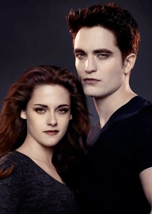 Casal Bella Swan e Edward Cullen, vivido por Kristen Stewart e Robert Pattinson