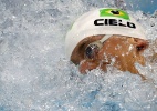 Cesar Cielo nada na raia 2 na final e minimiza: "peguei medalha na raia 8 em 2008" - EFE/Lavandeira