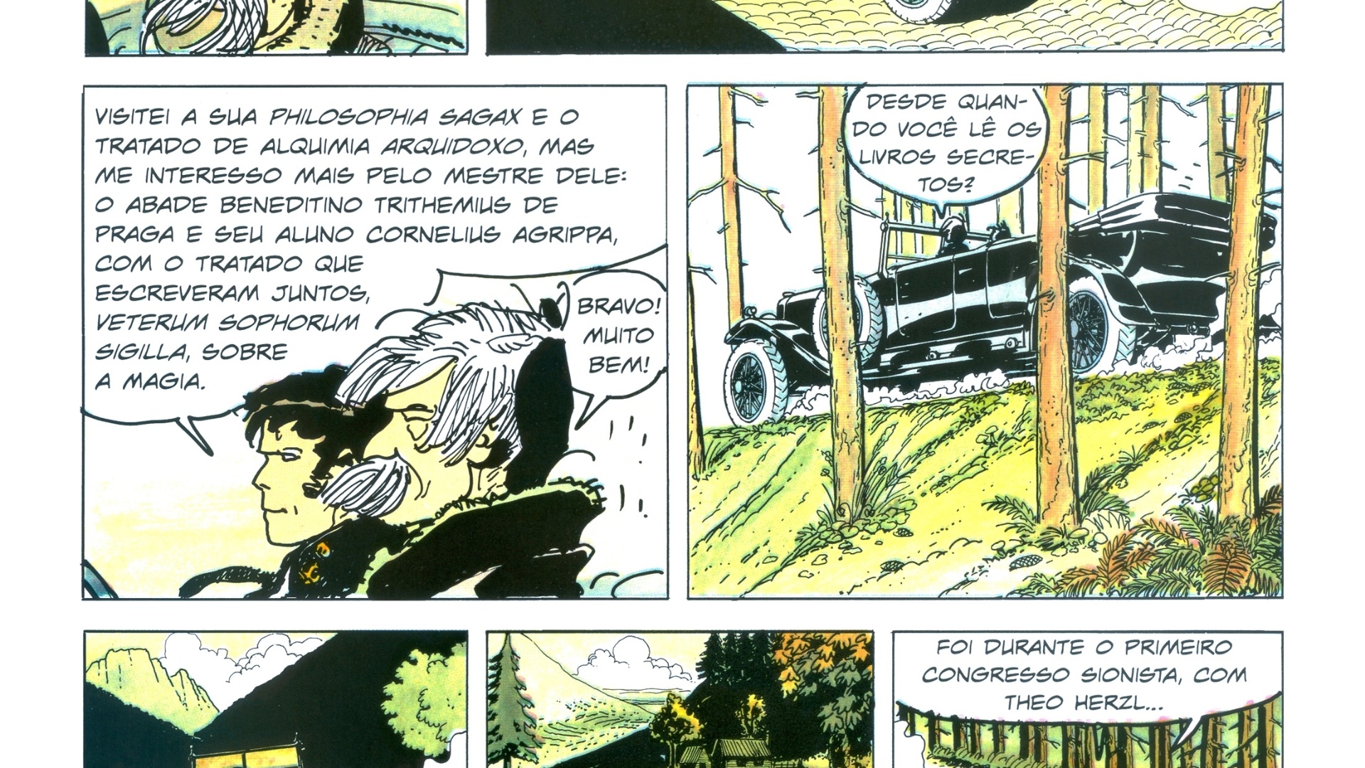 Eventualmente, Corto se vê transportado para a fábula de um livro que lê na cama, encontrando gorilas, feiticeiras e até a Morte - Divulgação