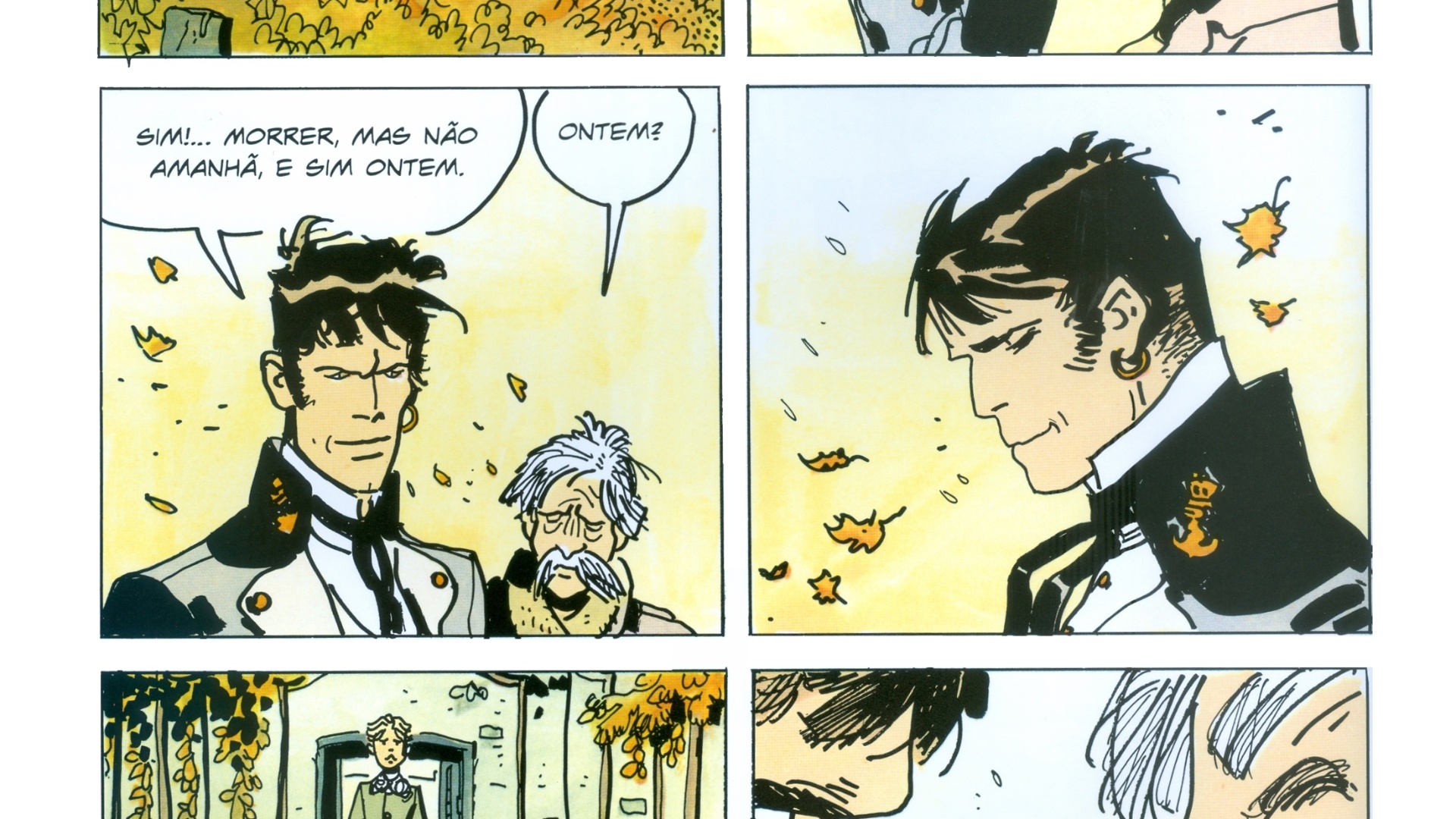 Eventualmente, Corto se vê transportado para a fábula de um livro que lê na cama, encontrando gorilas, feiticeiras e até a Morte - Divulgação