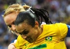 Marta nega irritação após derrota e reunião com técnico ainda no gramado de Wembley - REUTERS/Paul Hackett