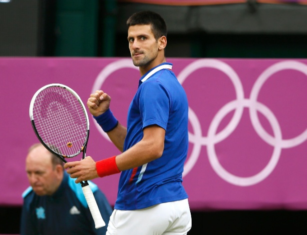 Sérvio Novak Djokovic arrasou norte-americano Andy Roddick nos Jogos Olímpicos