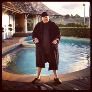 Kim Dotcom, fundador do Megaupload, posta foto em sua mansão na Nova Zelândia - Reprodução/Instagram