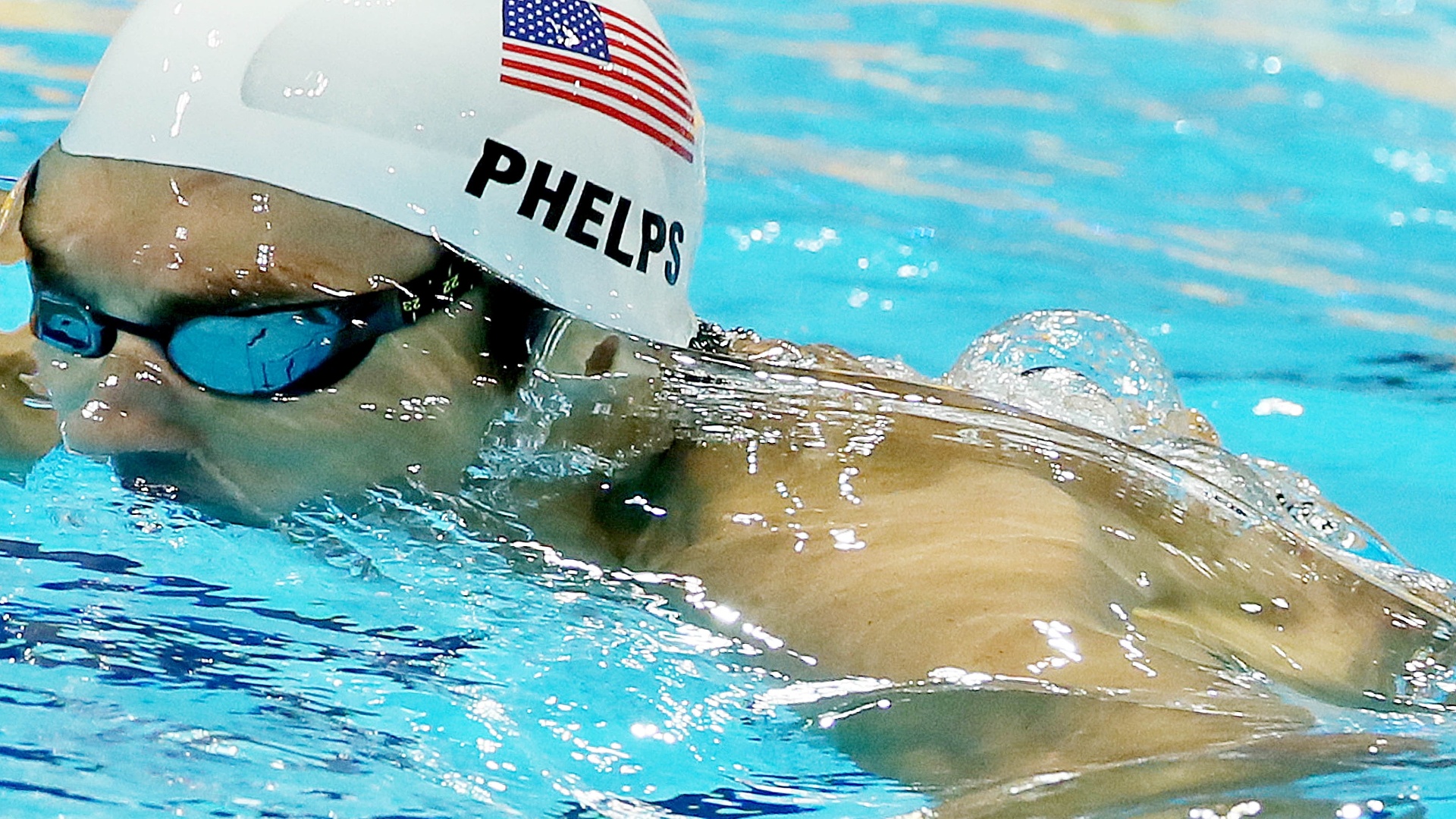 Michael Phelps terminou em segundo lugar na sua bateria dos 200 m medley nesta quarta-feira em Londres