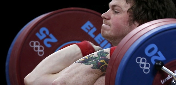 O britânico Jack Oliver compete na categoria até 77 kg nos Jogos de Londres