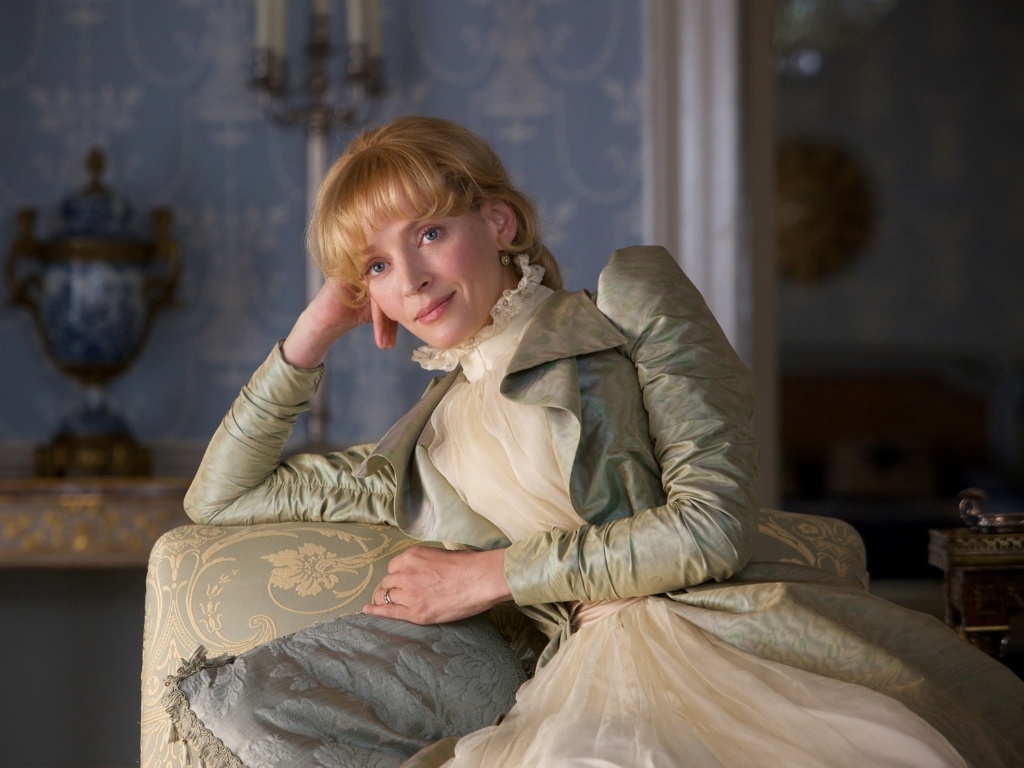 Cena do filme "Bel Ami - O Sedutor", estrelado por Robert Pattinson e Uma Thurman - Califórnia Filmes / Divulgação