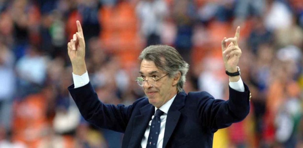 Massimo Moratti, presidente da Inter, anunciou a venda do clube - Getty Images