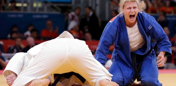 Mayra Aguiar perdeu para a Kayla Harrison na semifinal da categoria até 78 kg - Franck Fife/AFP