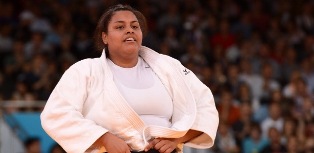 Brasileira Maria Suelen compete na categoria acima de 78 kg no judô feminino em Londres