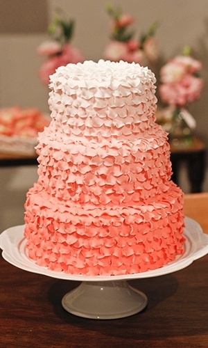 Imagem de bolo degradê - Nika Linden - Leandro Moraes/UOL