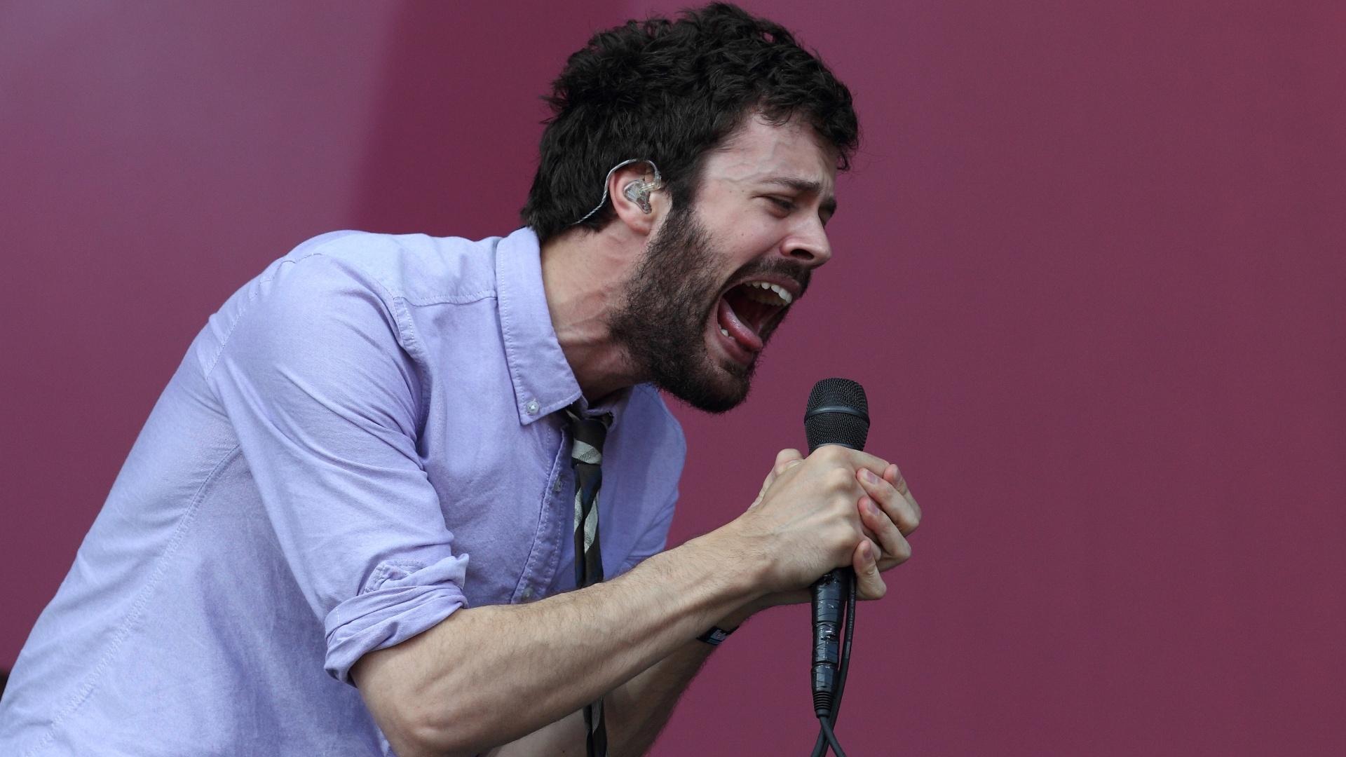 A banda americana Passion Pit se apresenta no Lollapalooza em Chicago, nos EUA. O festival vai ter shows de Black Sabbath, The Black Keys, Red Hot Chilli Peppers e Jack White (3/8/12) - Steve C. Mitchell/Invision/AP